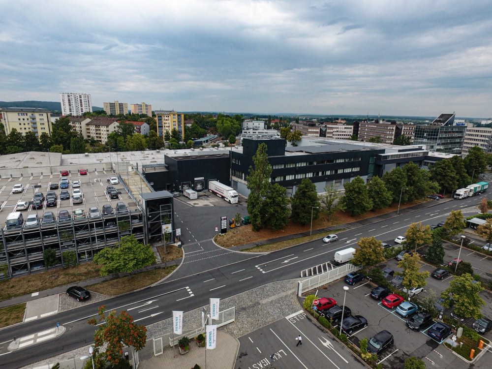 Luftbild des Hardpark Fürth